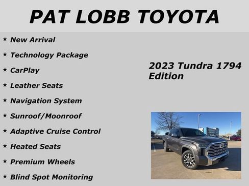 Used 2023 Toyota Tundra 1794 Edition image 19