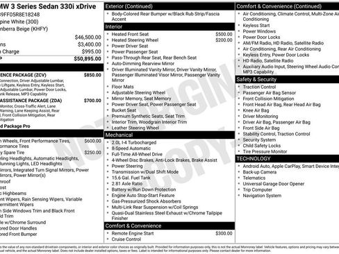 Used 2024 BMW 330i xDrive Sedan w/ Convenience Package AWD/4WD image 6