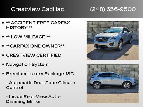 Certified 2024 Cadillac XT5 Premium Luxury w/ LPO, Floor Liner Package image 9