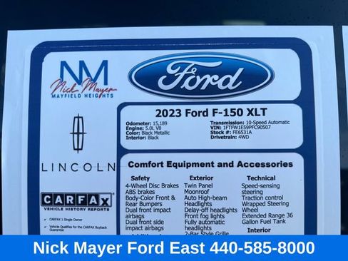 Used 2023 Ford F150 XLT w/ Equipment Group 302A High AWD/4WD image 41