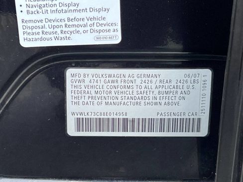 Used 2008 Volkswagen Passat Komfort image 19