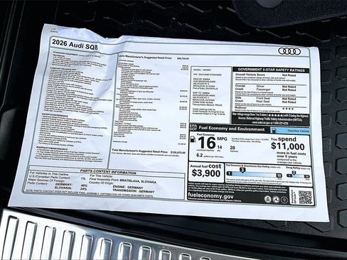 New 2026 Audi SQ8 Prestige image 14