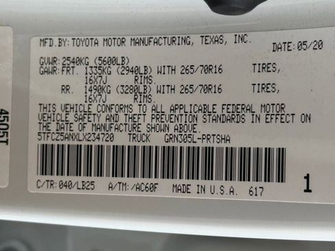 Used 2020 Toyota Tacoma TRD Pro AWD/4WD image 25
