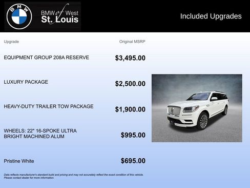 Used 2020 Lincoln Navigator L Reserve w/ Equipment Group 208A Reserve image 18