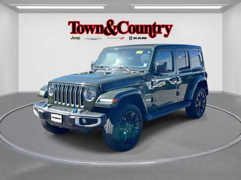 Used 2022 Jeep Wrangler Unlimited Sahara 4xe w/ Safety Group image 3