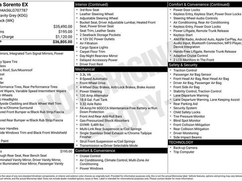 Used 2020 Kia Sorento EX image 2