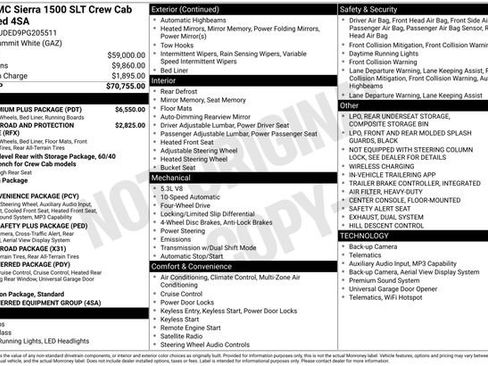 Certified 2023 GMC Sierra 1500 SLT w/ SLT Premium Plus Package AWD/4WD image 4