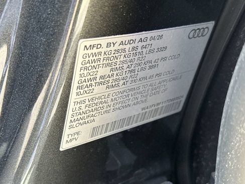 New 2026 Audi Q8 Prestige AWD/4WD image 29