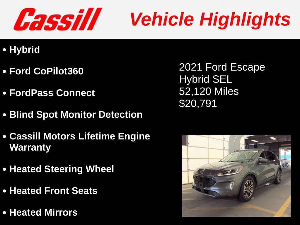 Used 2021 Ford Escape SEL FWD image 3