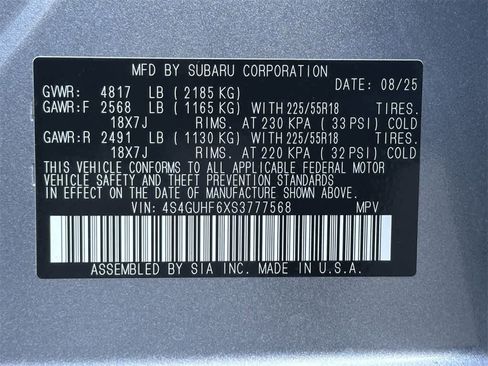 New 2025 Subaru Crosstrek 2.5i Sport image 21