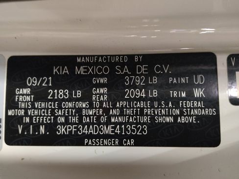 Used 2021 Kia Forte GT-Line FWD image 33
