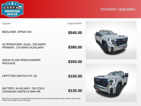 Used 2026 GMC Sierra 3500 Pro w/ Snow Plow Prep/Camper Package AWD/4WD image 13