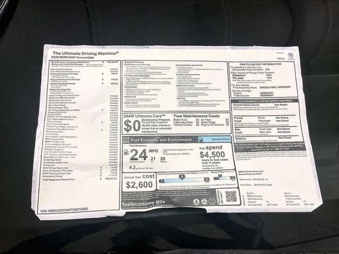 New 2026 BMW 840i Convertible w/ Comfort Seating Package image 19