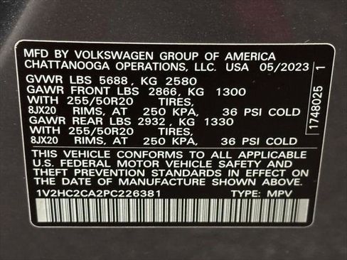 Used 2023 Volkswagen Atlas Cross Sport SE w/ Black Wheel Package AWD/4WD image 30