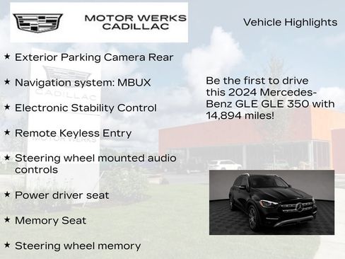Used 2024 Mercedes-Benz GLE 350 4MATIC w/ Winter Package image 10