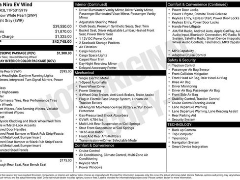 Certified 2023 Kia Niro Wind w/ Wind Preserve Package FWD image 41
