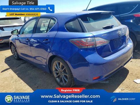 Used 2012 Lexus CT 200h Premium w/ F Sport Pkg w/Leather Trim FWD image 3