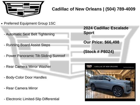 Used 2024 Cadillac Escalade Sport RWD image 7