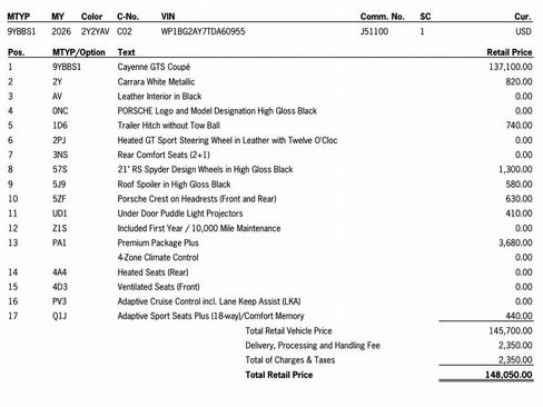 New 2026 Porsche Cayenne GTS image 6