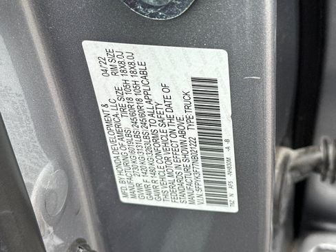 Used 2022 Honda Ridgeline RTL-E image 35