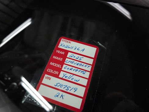 Used 2025 Chevrolet Corvette Stingray Preferred Conv w/ Stealth Interior Trim Package RWD image 38