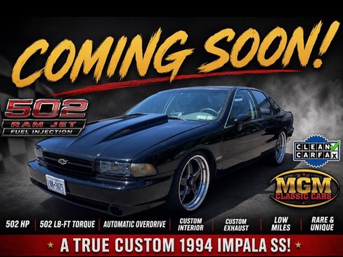 Used 1994 Chevrolet Impala SS RWD image 1