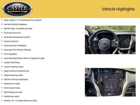 Used 2025 Subaru Outback Onyx Edition XT AWD/4WD image 4