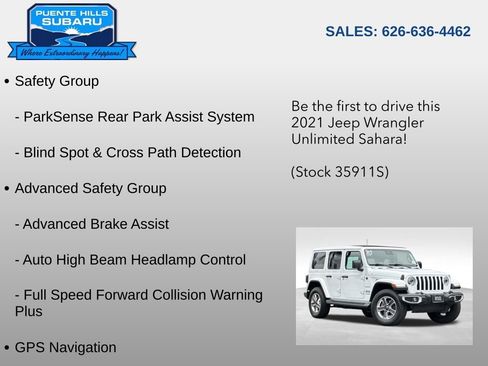 Used 2021 Jeep Wrangler Unlimited Sahara image 29