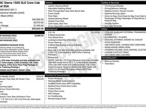 Used 2019 GMC Sierra 1500 SLE w/ SLE Value Package AWD/4WD image 5
