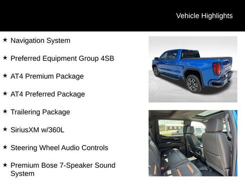 Used 2024 GMC Sierra 1500 AT4 w/ AT4 Premium Package AWD/4WD image 3