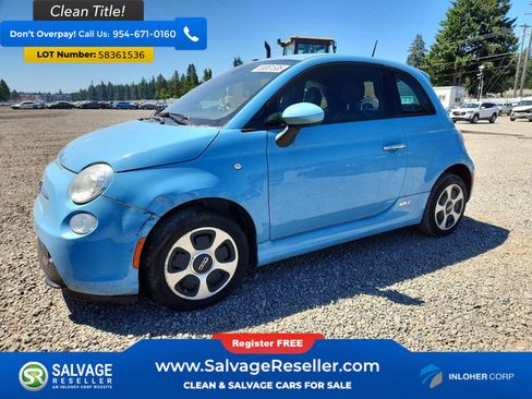 Used 2015 FIAT 500 e FWD image 1