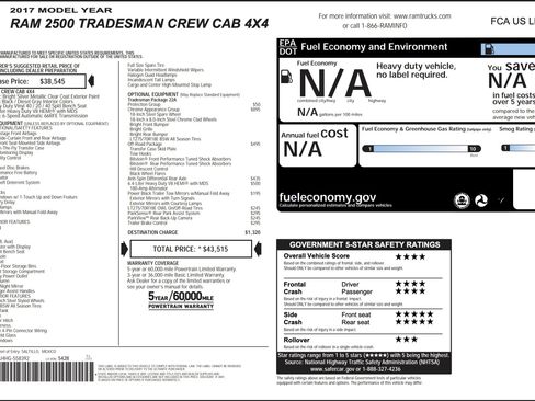 Used 2017 RAM 2500 Tradesman w/ Chrome Appearance Group image 2