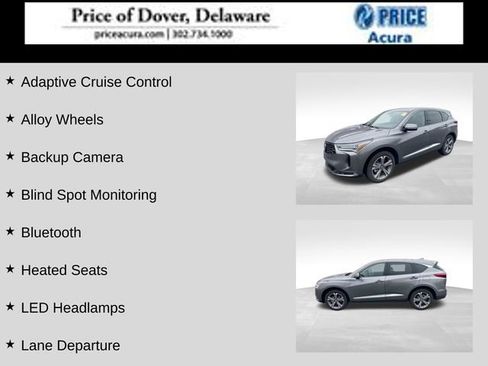 Certified 2025 Acura RDX SH-AWD w/ Technology Package image 2