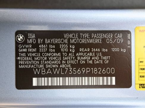 Used 2009 BMW 335i Convertible RWD image 6