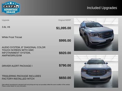 Certified 2018 GMC Acadia SLE w/ Driver Alert Package I image 3