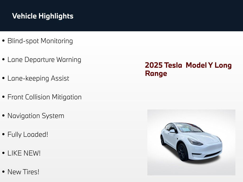Used 2025 Tesla Model Y Long Range RWD image 76
