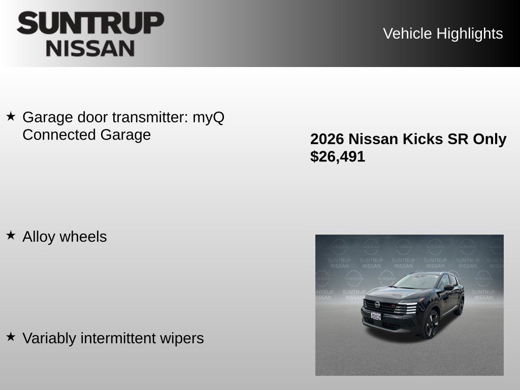 Used 2026 Nissan Kicks SR FWD image 24