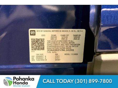 Used 2022 Chevrolet Equinox LT image 36