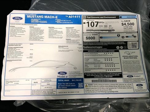 New 2026 Ford Mustang Mach-E Select RWD image 21