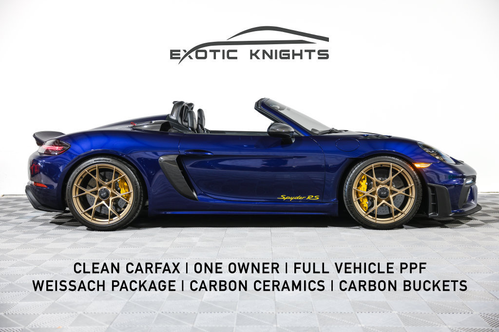 Used 2025 Porsche 718 Boxster Spyder RS RWD image 1