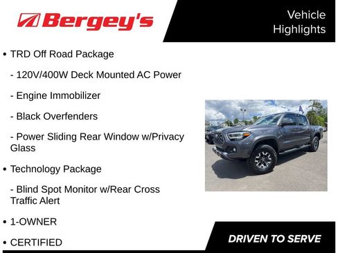 Used 2021 Toyota Tacoma TRD Off-Road w/ Technology Package AWD/4WD image 5