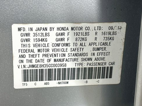 Used 2012 Honda Fit image 12