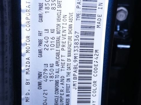 Used 2021 MAZDA MAZDA3 s image 34