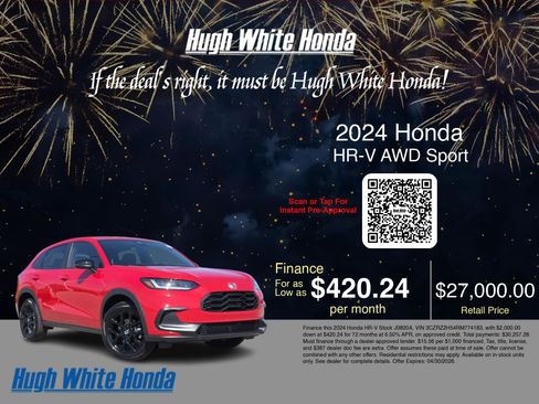 Used 2024 Honda HR-V Sport image 3