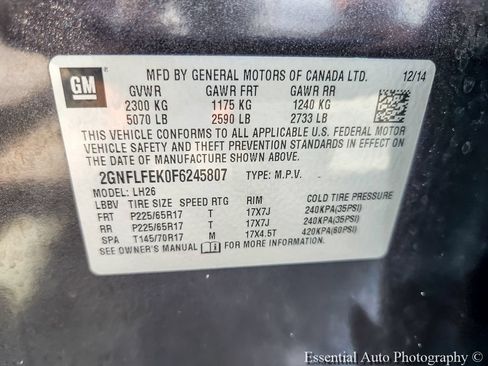 Used 2015 Chevrolet Equinox LT AWD/4WD image 21