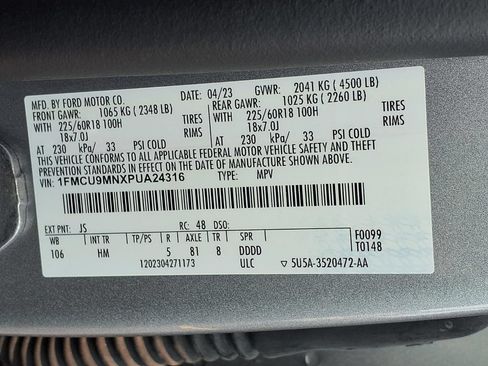 Used 2023 Ford Escape ST-Line w/ Tech Pack #1 AWD/4WD image 22