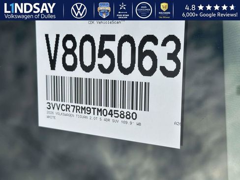 New 2026 Volkswagen Tiguan S image 21