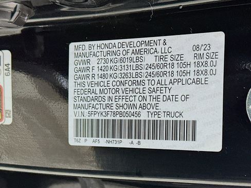 Used 2023 Honda Ridgeline RTL-E image 31