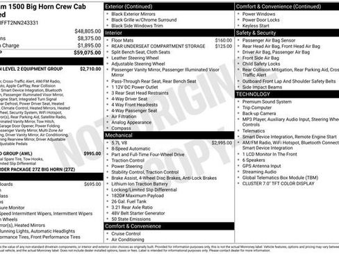 Used 2022 RAM 1500 Big Horn AWD/4WD image 2
