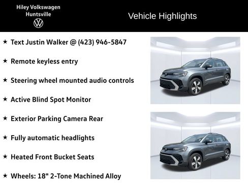 Used 2025 Volkswagen Taos S AWD/4WD image 6